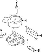 Foto de Enfriador de Aceite del Motor Original para Ford Escape Ford  Mercury Mariner Marca FORD Nmero de Parte 1S7Z6A642AAA