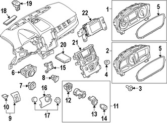 Foto de Switch de Memoria de Asiento Original para Ford Edge 2011 2012 2013 2014 Marca FORD Nmero de Parte BT4Z14776AA