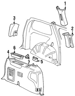 Foto de Panel / guardafango posterior lateral Original para Ford Windstar 1999 2000 2001 2002 2003 Marca FORD Nmero de Parte YF2Z1731013AAB