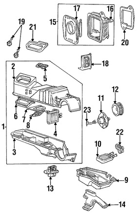 Foto de Motor del ventilador HVAC Original para Ford Windstar 1999 2000 2001 2002 2003 Marca FORD Nmero de Parte XF2Z19805EA