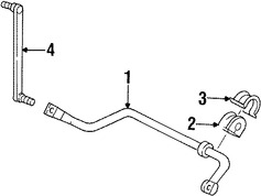 Foto de Enlace extremo de Barra Estabilizadora de Suspension Original para Ford Windstar Ford Mustang Marca FORD Nmero de Parte 8R3Z5K483A