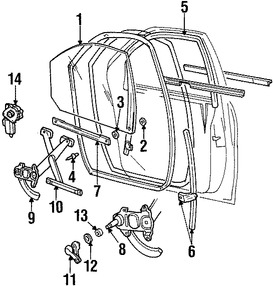 Foto de Canal de Crista Original para Ford Windstar 1999 2000 2001 2002 2003 Marca FORD Nmero de Parte 1F2Z1621547AA