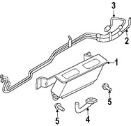 Foto de Conector de Linea Enfriador de Aceite Original para Ford Expedition 2003 2004 2005 2006 Lincoln Navigator 2003 Marca FORD Nmero de Parte 2L1Z7D273BB