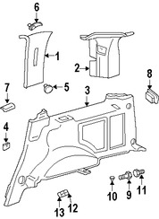 Foto de Interruptor Asiento Elctrico Original para Ford Explorer Ford Expedition Lincoln Navigator Marca FORD Nmero de Parte 2L1Z14C715AAC