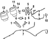 Foto de Resorte Aire Suspension Original para Ford Expedition Lincoln Navigator Marca FORD Nmero de Parte 6L1Z3C199AA