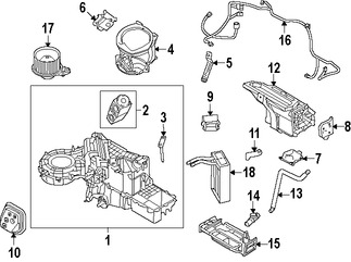 Foto de Sensor de Temperatura de Evaporador Aire Acondicionado Original para Ford Escape Ford F-150 Mercury Mariner Lincoln Navigator Marca FORD Nmero de Parte 8L8Z19E628AA