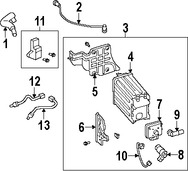 Foto de Solenoide de Purga del Canister Original para Ford Lincoln  Mercury Marca FORD Nmero de Parte 9U5Z9F945C