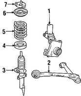 Foto de Muelle Helicoidal Original para Ford Freestar Mercury Marca FORD N�mero de Parte 3F2Z5310AA
