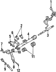 Foto de Cable de Cambio Transmisi�n Original para Ford Freestar Mercury Marca FORD N�mero de Parte 3F2Z7E395AB