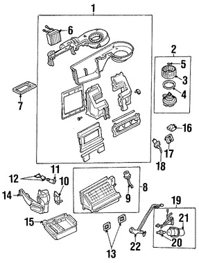 Foto de Ducto de Aire del Panel de Instrumentos Original para Mercury Mountaineer Ford Explorer Lincoln Aviator Marca FORD Nmero de Parte 1L2Z18C433BA