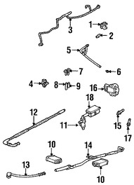 Foto de Manguera de retroalimentacin de presin EGR Original para Lincoln Aviator 2003 2004 2005 Marca FORD Nmero de Parte 2C5Z9D477CB