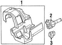 Foto de Cubierta de la Columna de Direccion Original para Lincoln Aviator 2003 2004 Marca FORD Nmero de Parte 3C5Z3530BAA