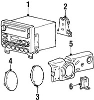 Foto de Altavoz Original para Lincoln Mercury Ford Marca FORD Nmero de Parte 6U5Z18808NA