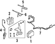 Foto de Lnea hidrulica de Freno Original para Lincoln MKX Ford Edge Marca FORD Nmero de Parte 8T4Z2A335B