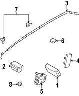 Foto de Cable Espiral Bolsa de Aire Original para Ford Edge Lincoln MKX Marca FORD Nmero de Parte AT4Z14A664A