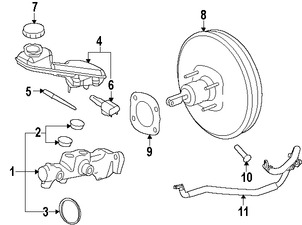 Foto de Empacadura de Booster Frenos de Potencia Original para Lincoln MKX Ford Edge Marca FORD Nmero de Parte BT4Z2152A