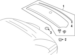 Foto de Alern / Spoiler Original para Ford Edge Lincoln MKX Marca FORD Nmero de Parte CT4Z7844210BPTM