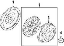 Foto de Cojinete de Liberacin del Embrague Original para Ford Fusion Mercury Milan Marca FORD Nmero de Parte 6E5Z7548AA