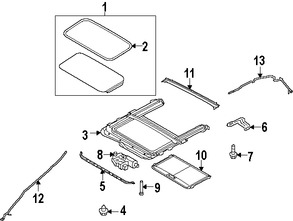 Kit Reparación Techo Corredizo Ford F150 2015-2020 / F250 F350 F450 2017-2019 – Rieles Y Cables – Munirater