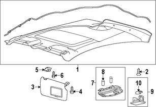 Foto de Parasol / Visera Original para Ford Fiesta Marca FORD Nmero de Parte BE8Z5404105BB