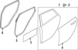 Foto de Panel externo de puerta Original para Ford Fiesta Marca FORD N�mero de Parte AE8Z5824700B