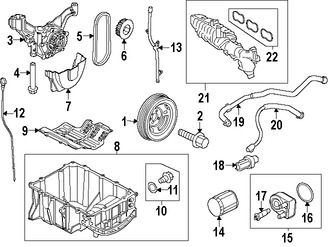 Foto de Polea del cigueal Original para Ford Fiesta 2014 2015 2016 2017 Marca FORD Nmero de Parte CM5Z6312E