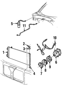 Foto de Acumulador de Aire Acondicionado Original para Ford F-150 Lincoln Mark LT Marca FORD Nmero de Parte 6L3Z19C836AB