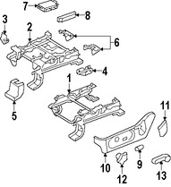 Foto de Panel lateral de Asiento Original para Ford Explorer Sport Trac 2007 Mercury Mountaineer 2006 2007 2008 2009 2010 Marca FORD Nmero de Parte 6L2Z7862187BAA