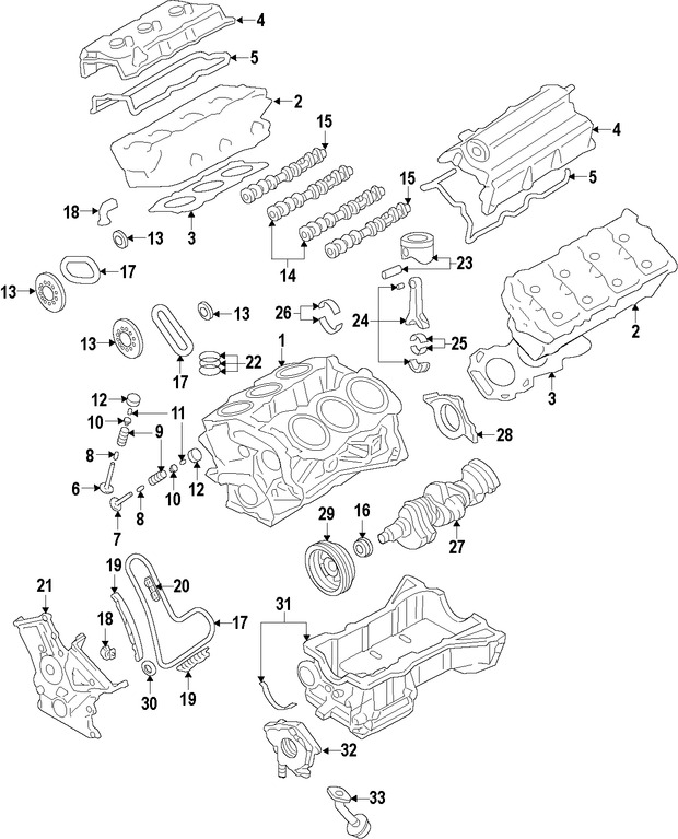 Foto de Rodamiento principal del Cigueal Original para Ford Lincoln Marca FORD Nmero de Parte AT4Z6333H