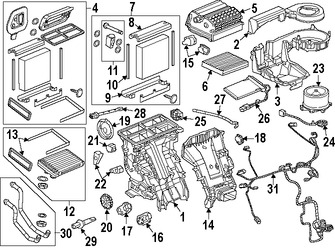 Foto de Actuador de Puerta de Entrada de Aire Original para Saab 9-5 2011 Marca GM Nmero de Parte 13332582