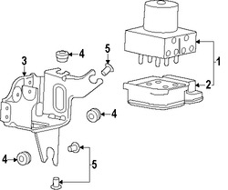 Foto de Mdulo de control de ABS Original para Saab 9-5 2011 Marca GM Nmero de Parte 22758235