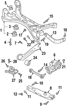 Foto de Tornillo de Brazo de Control de Suspension Original para Saab 9-3 2006 2007 2008 2009 2010 Saab 9-3X 2011 Marca GM Nmero de Parte 11589279