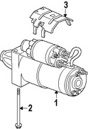 Foto de Motor de arranque Original para Saab 9-7x 2008 Marca GM Remanufacturado N�mero de Parte 89017844