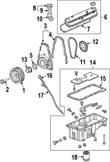 Foto de Tapa de Valvula del Motor Original para Saab 9-7x 2009 Marca GM Nmero de Parte 12642655