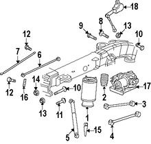 Foto de Barra Transversal Original para Saab 9-7x 2005 2006 2007 2008 2009 Marca GM Nmero de Parte 15223490