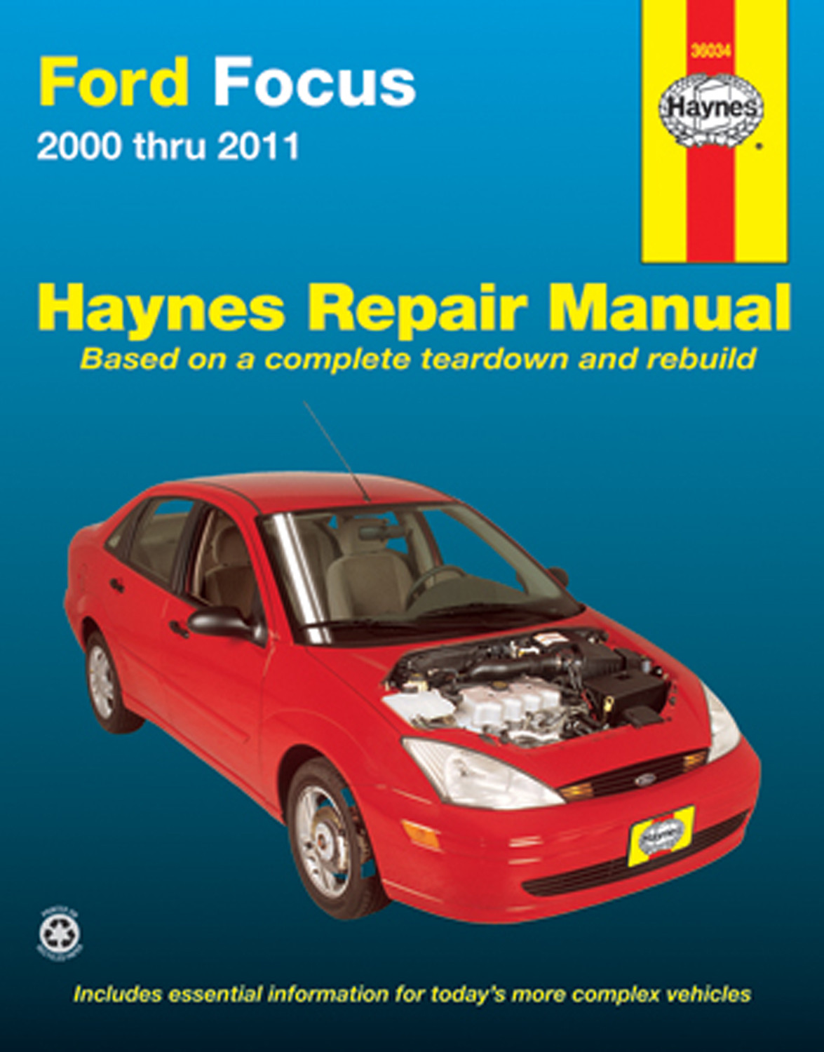 Foto de Manual de reparaci�n para Ford Focus 2005 Marca HAYNES N�mero de Parte 36034