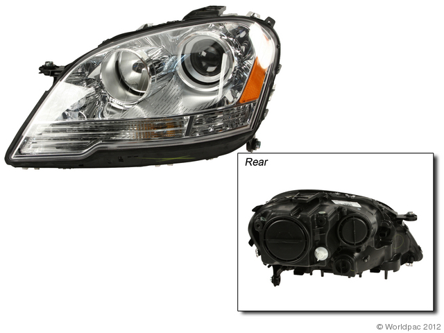 Foto de Conjunto de Faros Delanteros para Mercedes-Benz ML350 Mercedes-Benz ML550 Mercedes-Benz ML320 Marca Hella N�mero de Parte W0133-1925281