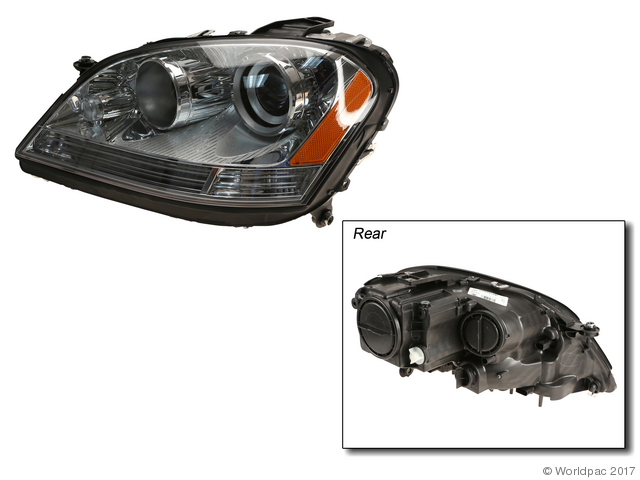 Foto de Conjunto de Faros Delanteros para Mercedes-Benz ML500 Mercedes-Benz ML350 Mercedes-Benz ML550 Mercedes-Benz ML320 Marca Hella N�mero de Parte W0133-2570943