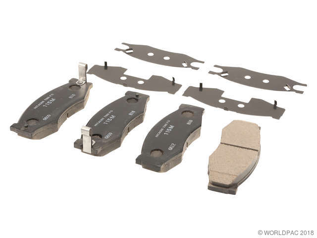 Foto de Pastillas de Freno para Nissan Pickup Nissan 200SX Nissan Maxima Nissan Stanza Nissan 300ZX Infiniti M30 Marca Hitachi N�mero de Parte W0133-1836523