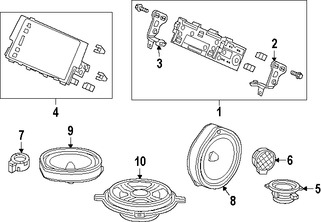 Foto de Soporte de Modulo de Control de GPS Original para Honda Civic 2016 2017 Marca HONDA Nmero de Parte 39111TBAA11