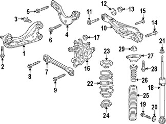 Foto de Amortiguador de parachoque Original para Honda Civic 2016 2017 Marca HONDA Nmero de Parte 52722TBAA02