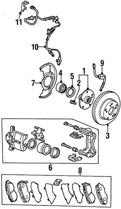 Foto de Maza de la Rueda Original para Honda Acura Marca HONDA Nmero de Parte 44600S87A00