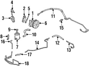 Foto de Enfriador Direccin Asistida Original para Honda Accord 1998 1999 2000 2001 2002 Marca HONDA Nmero de Parte 53765S87A00