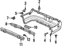 Foto de Cubierta del parachoques Original para Honda Accord 1998 1999 2000 Marca HONDA Nmero de Parte 04715S82A90ZZ