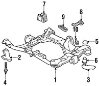 Foto de Soporte / Compacto del motor Original para Honda Odyssey 2008 2009 2010 Marca HONDA Nmero de Parte 50200SHJA04