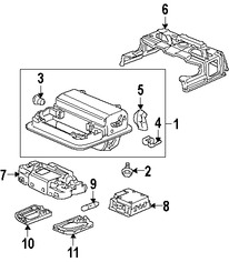 Foto de Bombilla de luz de techo		 Original para Honda Odyssey Honda Element Marca HONDA N�mero de Parte 34253SFE003