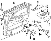 Foto de Switch de Memoria de Asiento Original para Honda Odyssey 2005 2006 2007 2008 2009 2010 Marca HONDA Nmero de Parte 35961SHJA01