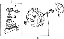 Foto de Empacadura de Tapa de Cilindro Maestro de Freno Original para Acura Honda Marca HONDA Nmero de Parte 46669692003