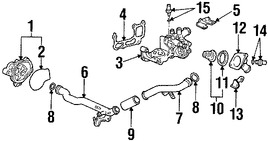 Foto de Sensor de temperatura de Refrigerante del motor Original para Honda Civic Honda Accord Honda Fit Honda S2000 Acura TSX Marca HONDA Nmero de Parte 37870PLC004