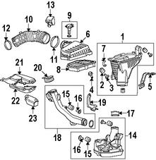 Foto de Sensor de flujo de masa de aire Original para Honda Accord Honda Civic Honda CR-V Honda Crosstour Acura TSX Acura ILX Marca HONDA Nmero de Parte 37980R11A02